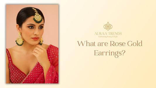 What are rose gold earrings?