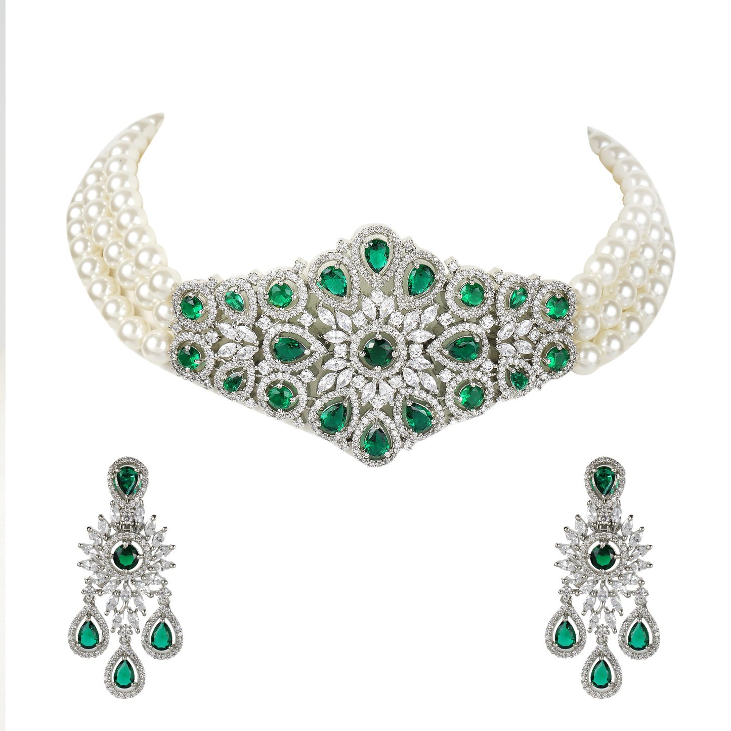 Diamonte Necklace Set