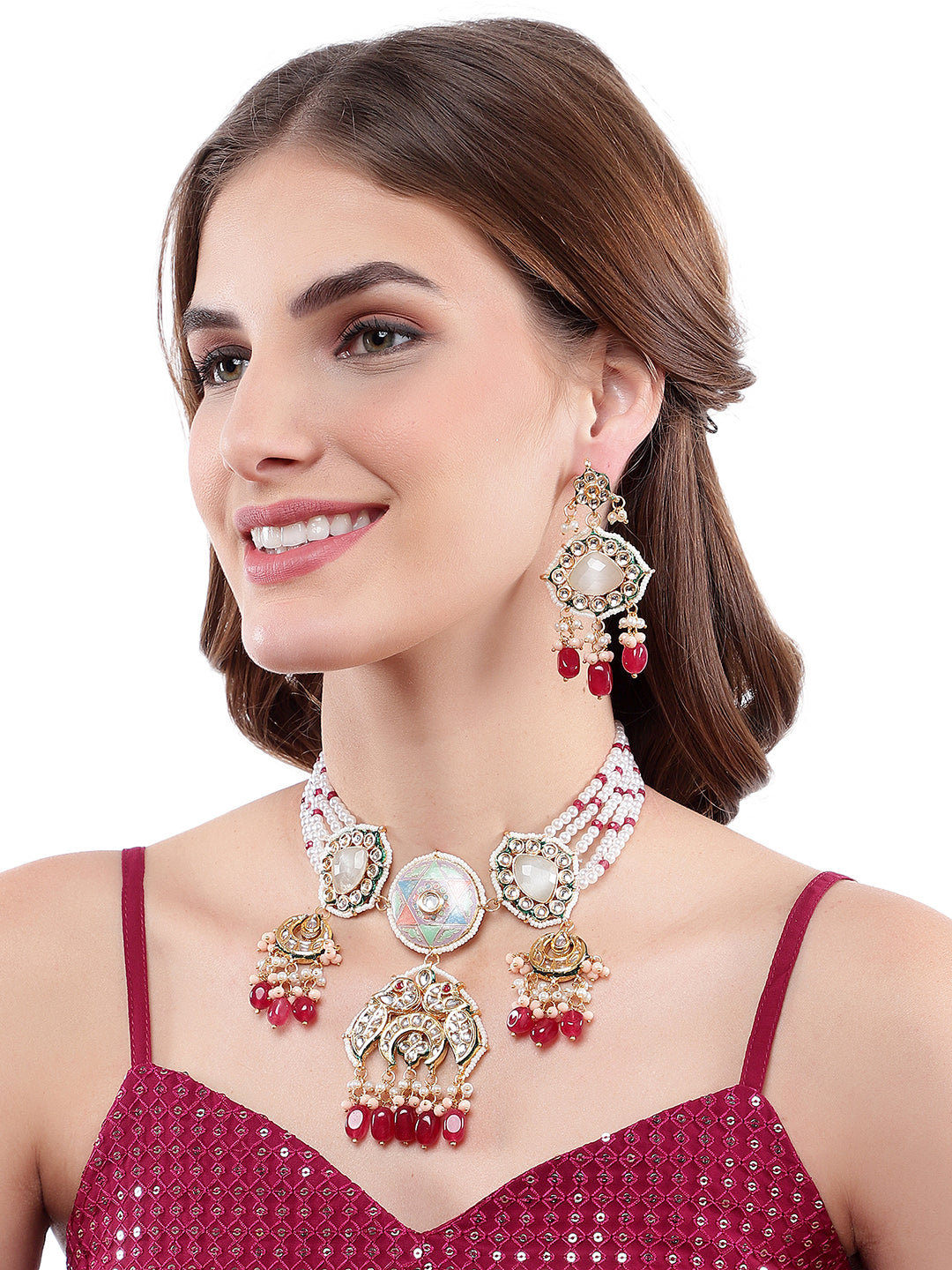 Traditional Handcrafted Stone Choker Set