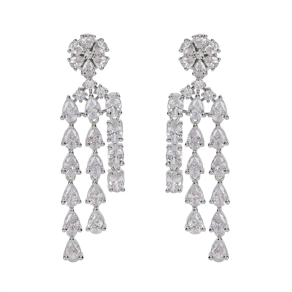 multi-layer diamond necklace setb