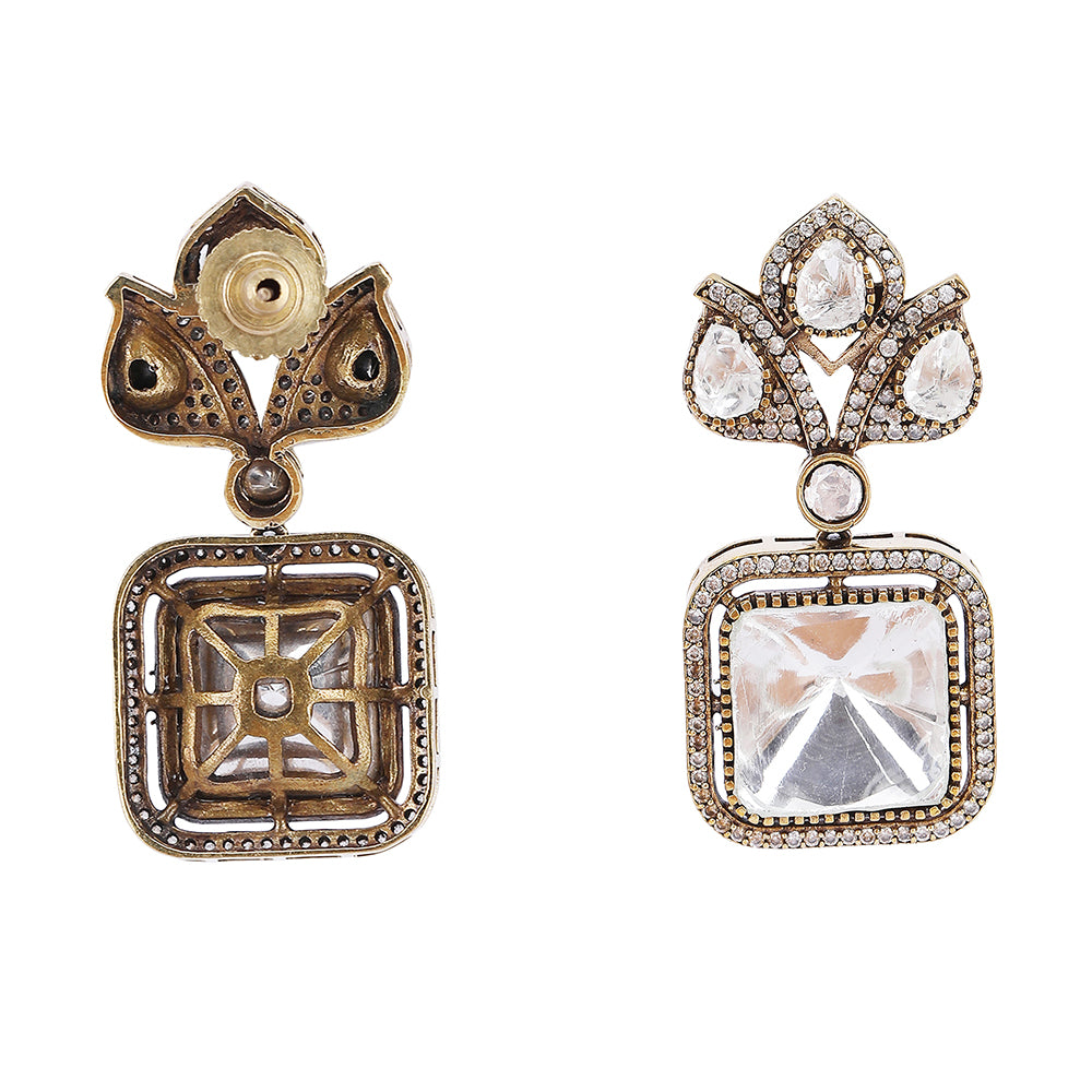 Kundan Choker Set with Statement Earrings