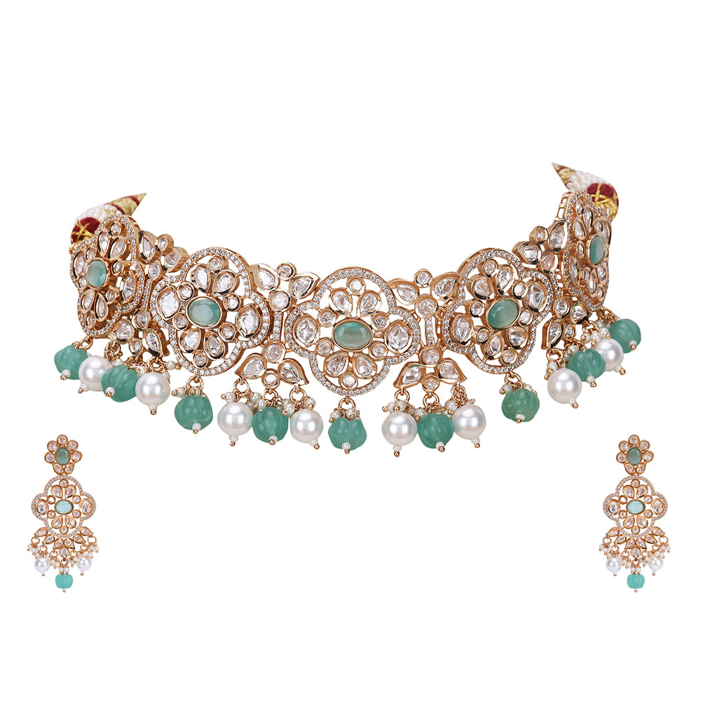 Shop Now Choker Necklace & Earring Set