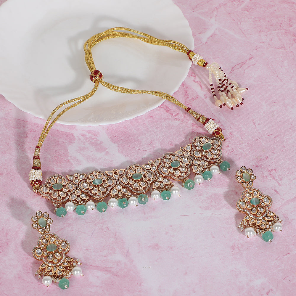 Choker Necklace & Earring Set