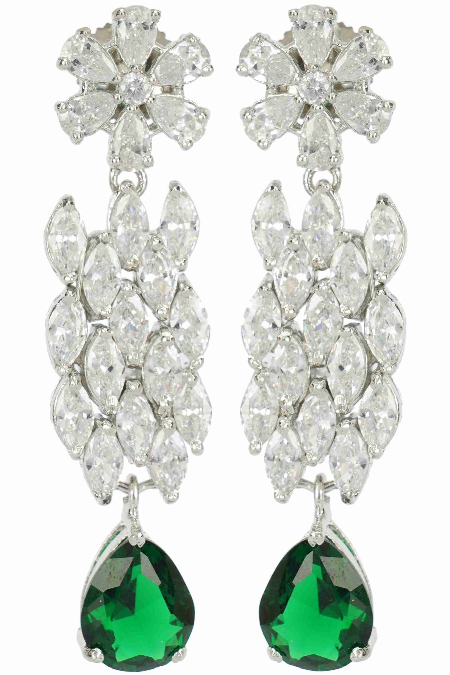 Sophisticated Rhodium Finish Diamond Choker set