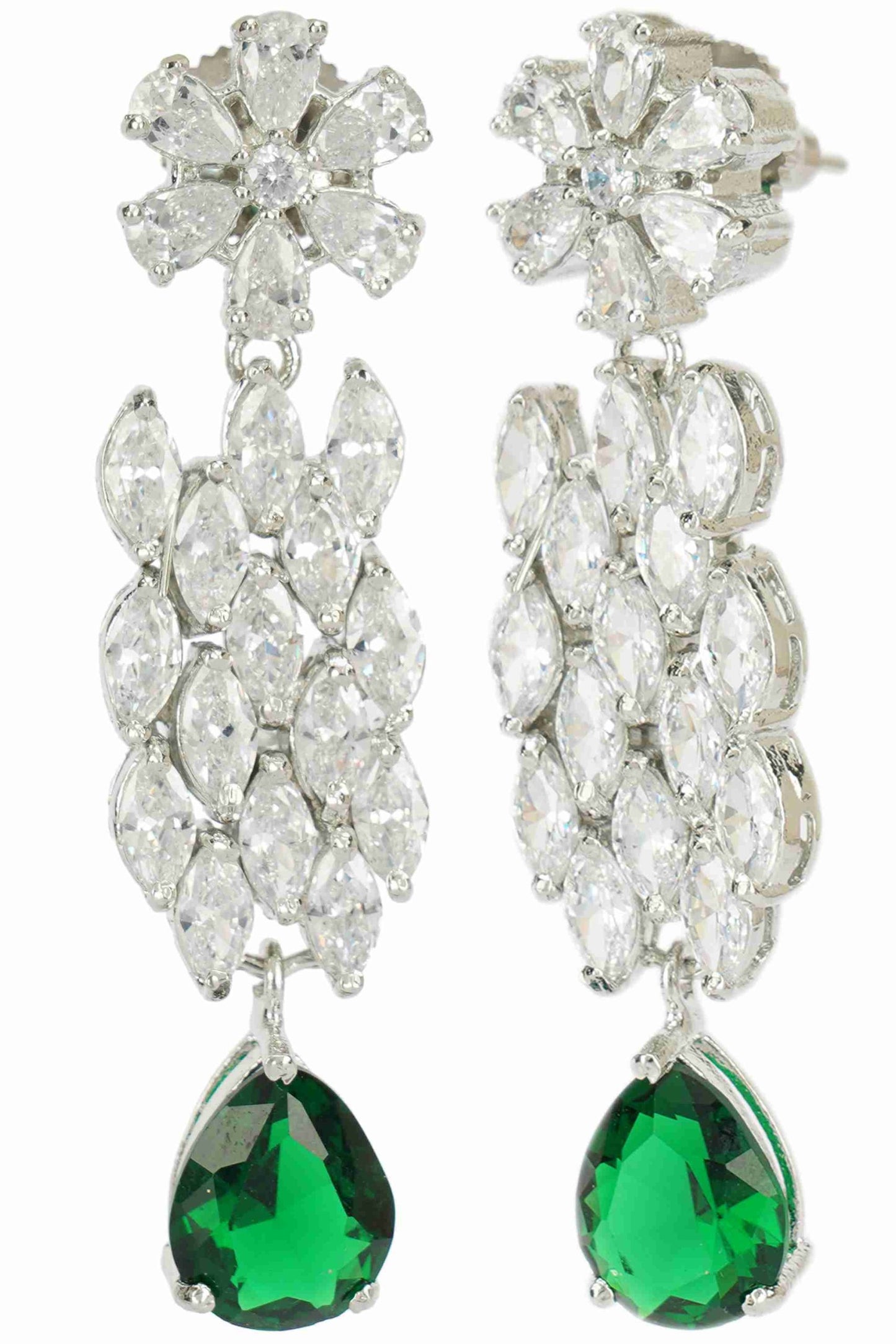 Sophisticated Rhodium Finish Diamond Choker set