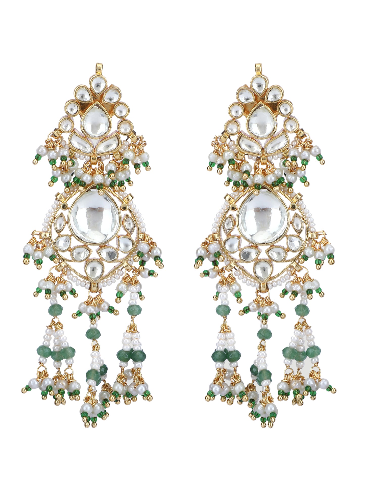 Buy Kundan Classic Green Necklace Set For women and Girl Online In India