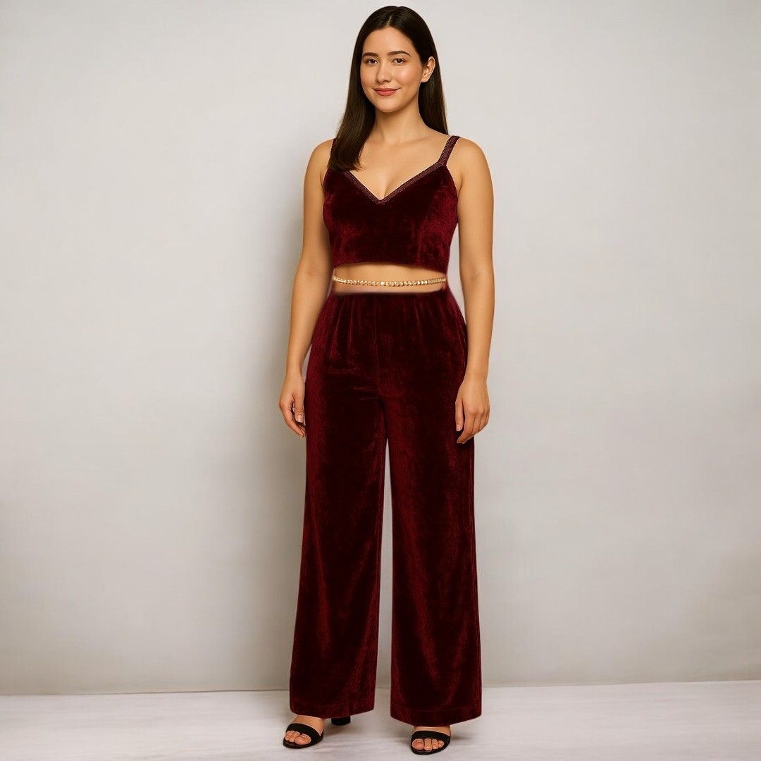 Gold Crystal Waist Belt With Charm