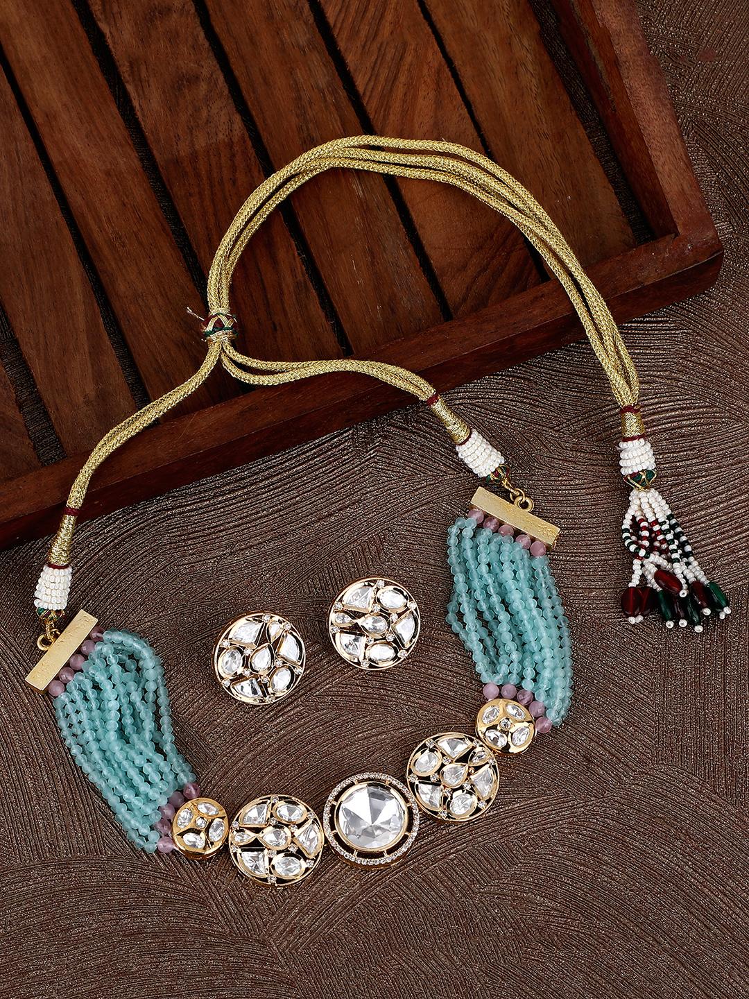 Buy Choker Necklace Set with Matching Earrings