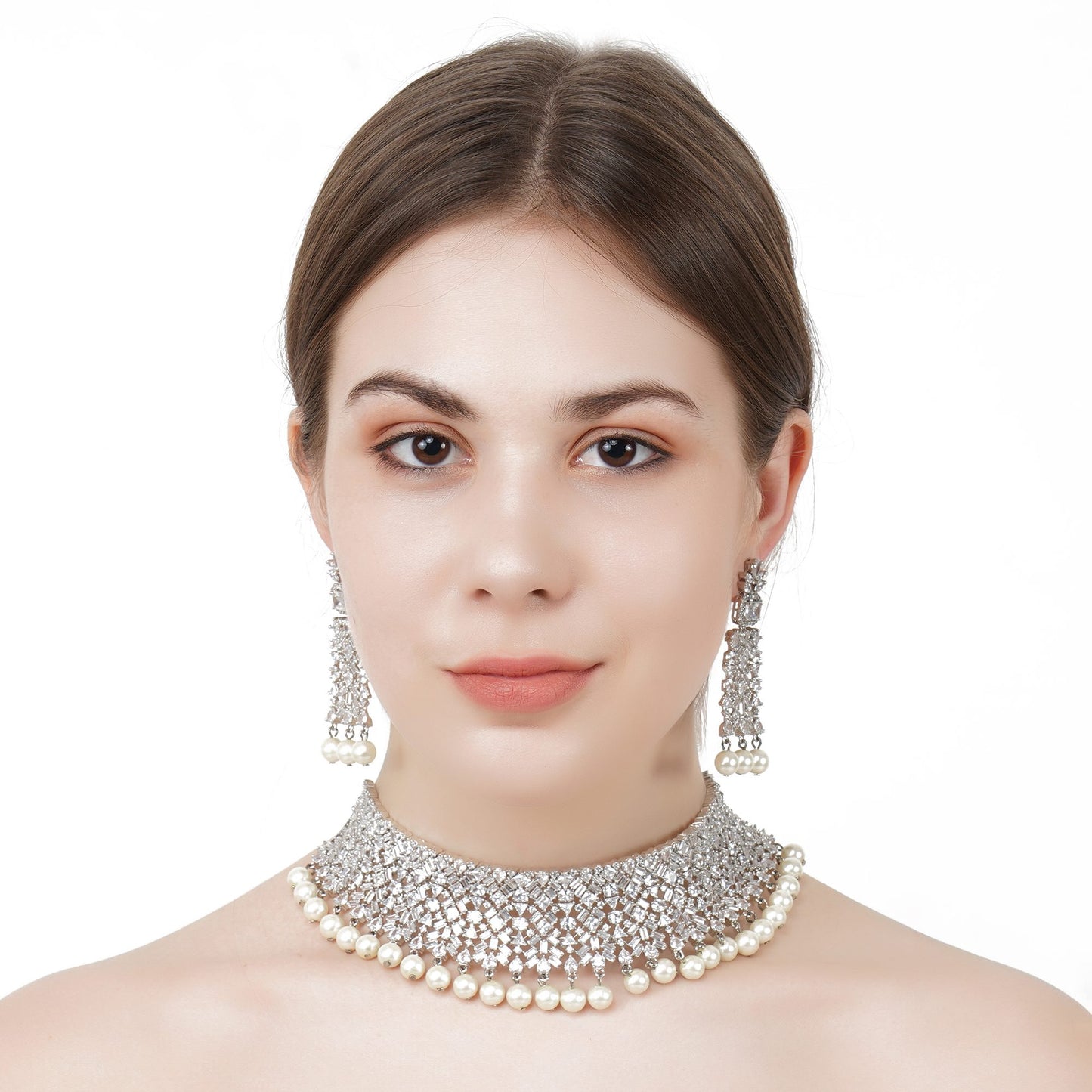 Timeless Diamonte Necklace Set