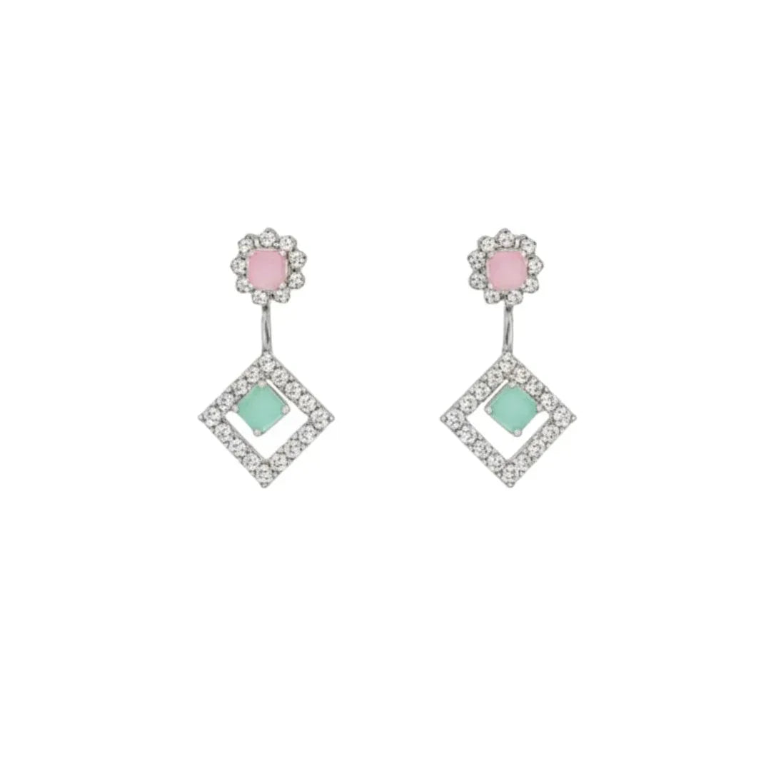 Designer Geometric Necklace & Earring Set for Women - Auraa Trends