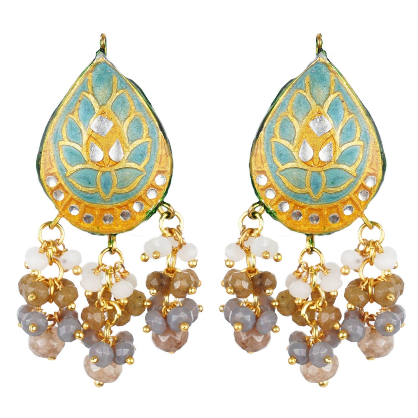 Aristocratic Kundan Necklace Set For Women - Auraa Trends