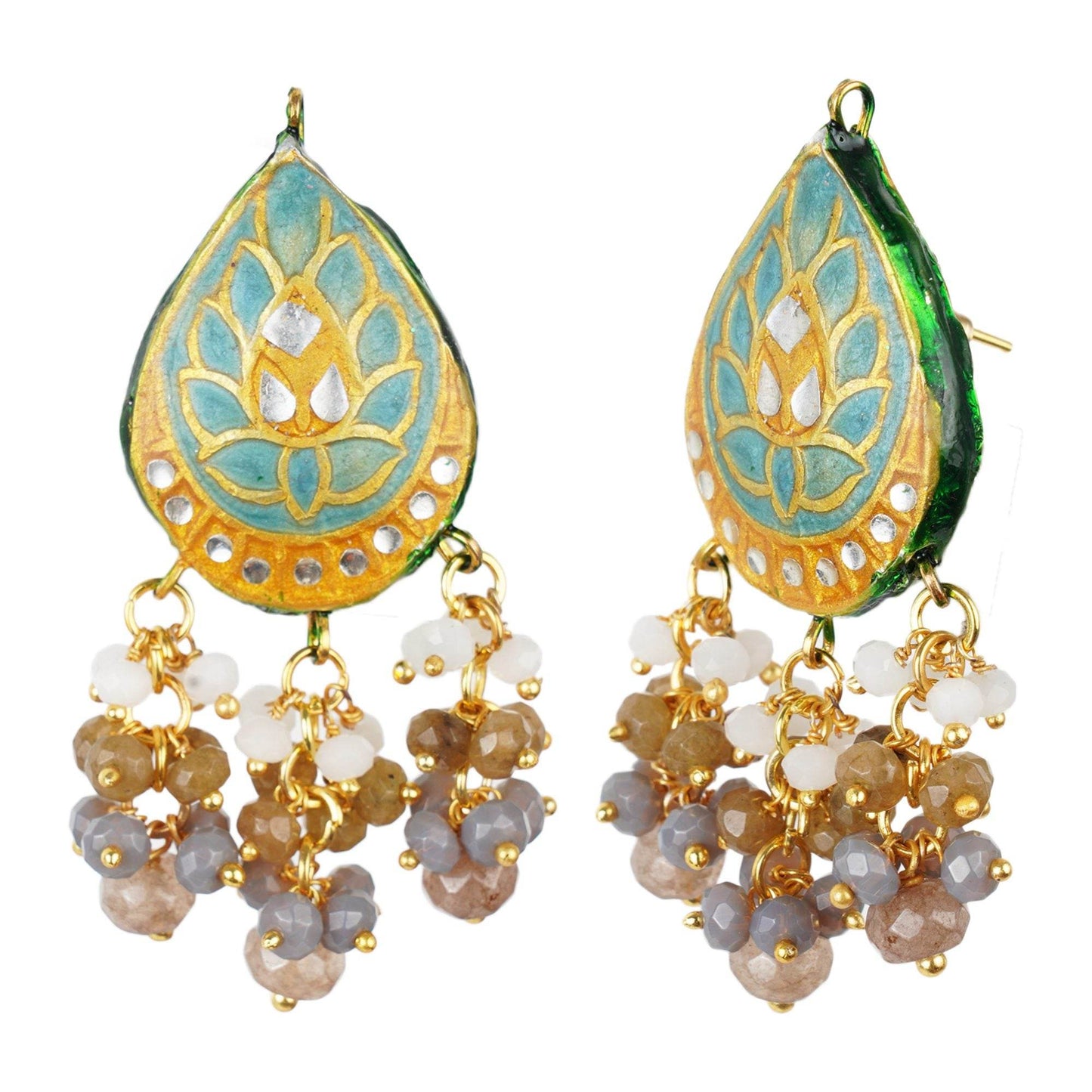 Aristocratic Kundan Necklace Set For Women - Auraa Trends