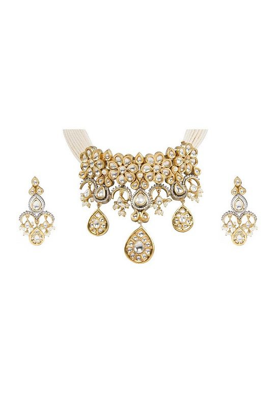 Illuminating Kundan Choker Necklace Set