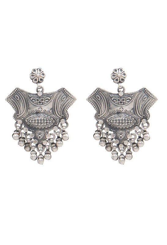 Resplendent Sterling Silver Earring