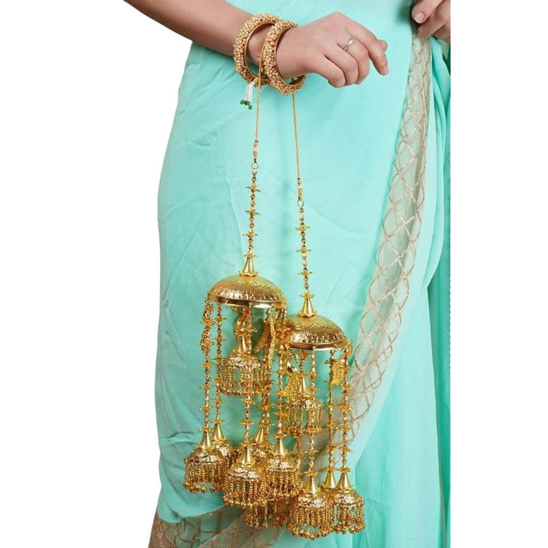 Bridal Gold-Plated Alloy kaleere - Auraa Trends