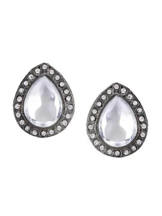 Buy Aviana Gold-Plated Kundan & Pearl Choker Necklace Set - Auraa Trends