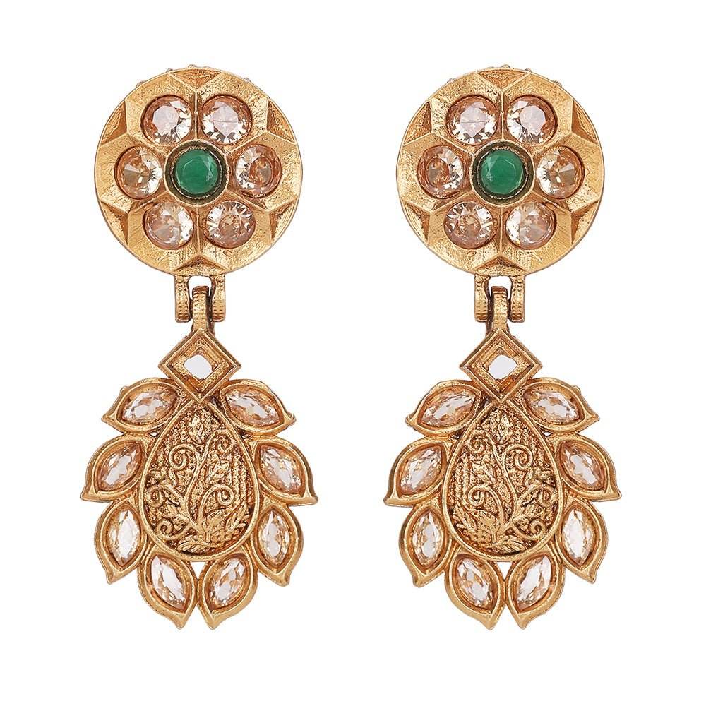 Choker Necklace Set with earrings set - Auraa Trends