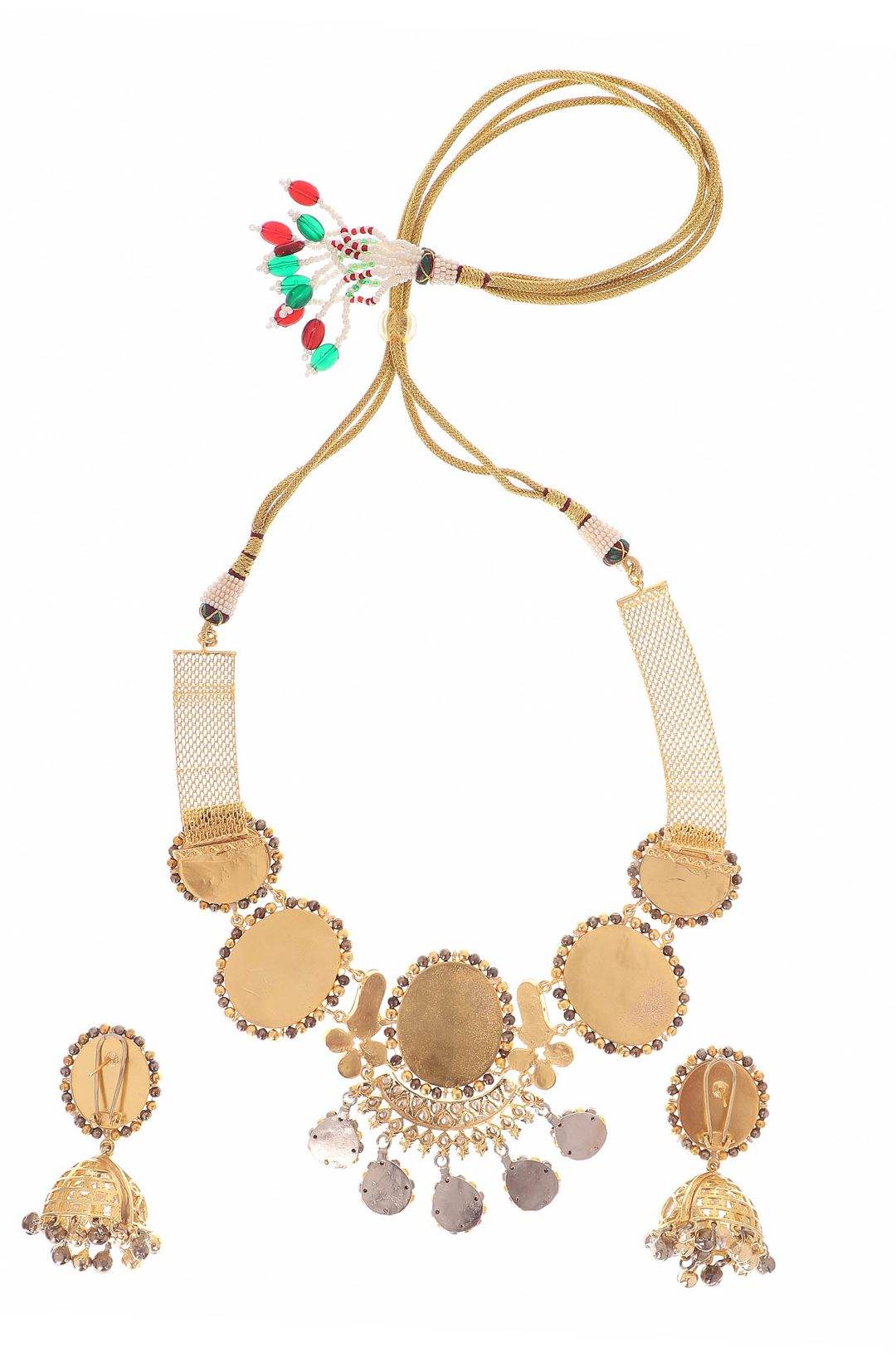 Dazzling Gold Plated Kundan Necklace Sets - Auraa Trends