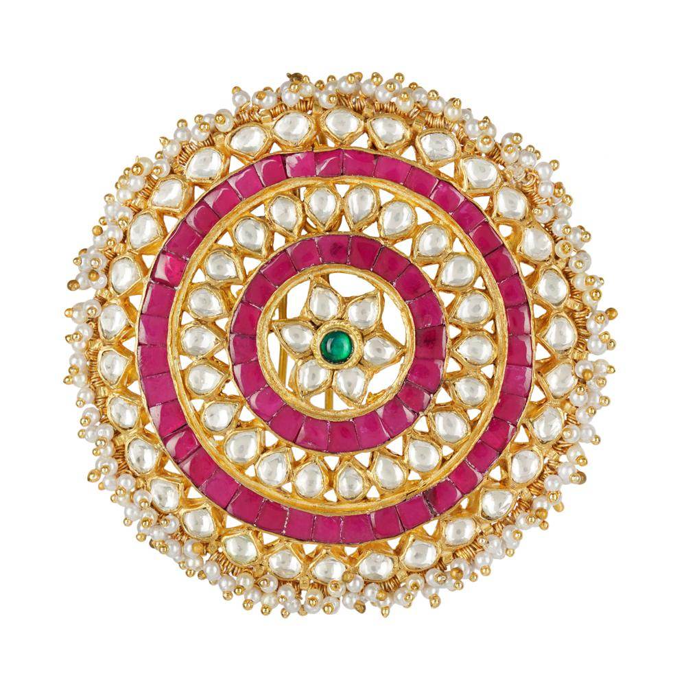 Delicate Gold Plated Juda Accessory - Auraa Trends