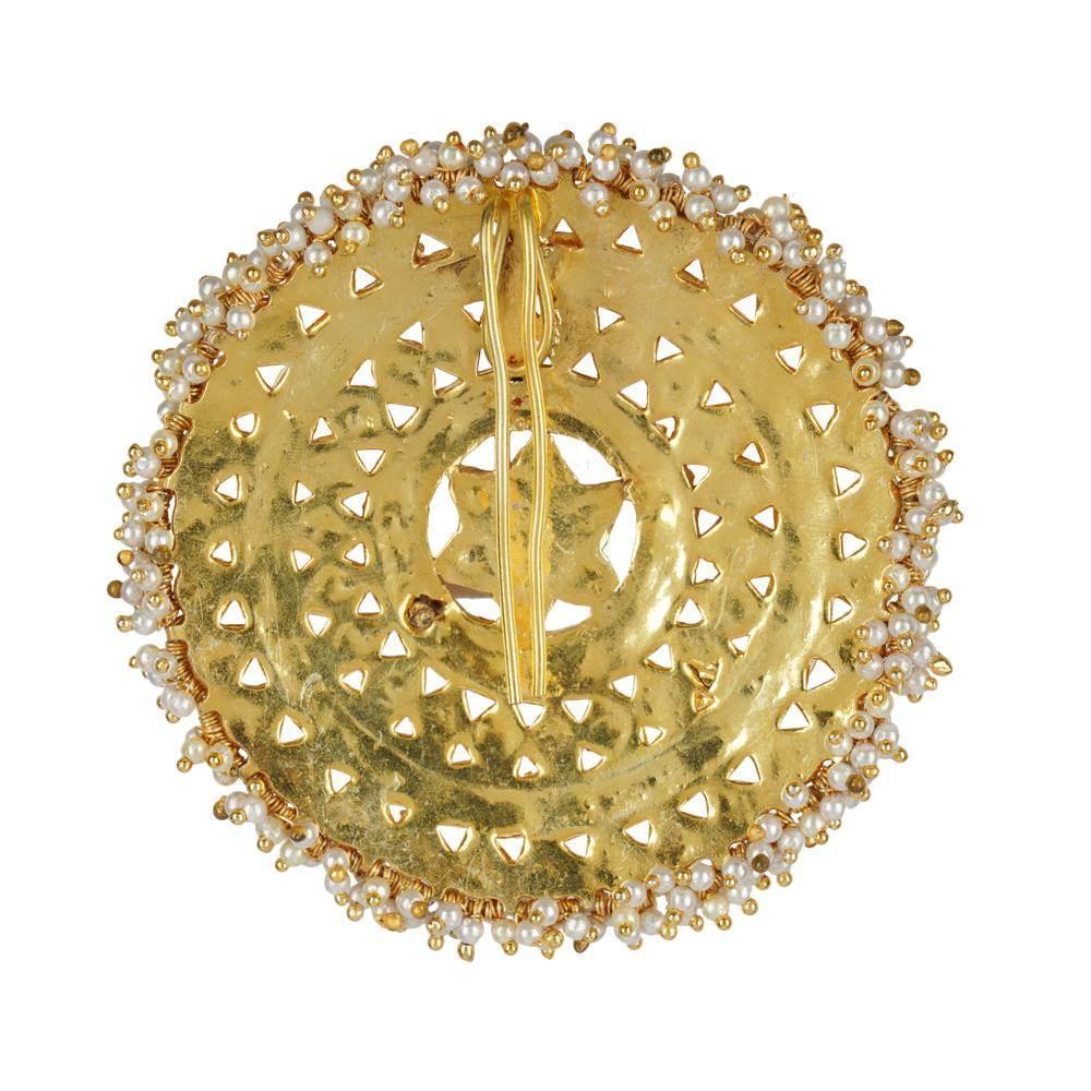 Delicate Gold Plated Juda Accessory - Auraa Trends