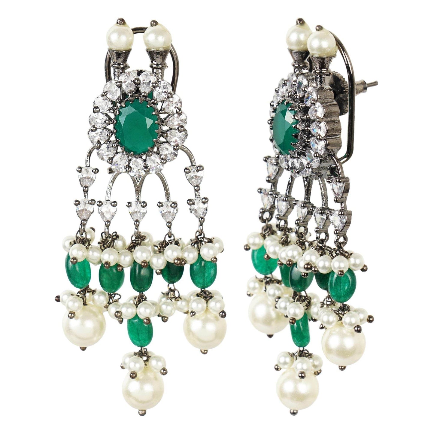 Dignified Kundan Necklace Set - Auraa Trends