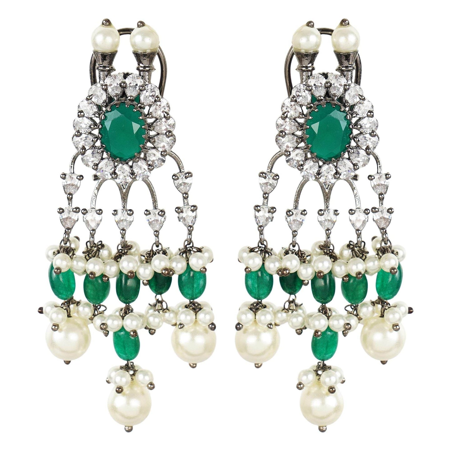 Dignified Kundan Necklace Set - Auraa Trends