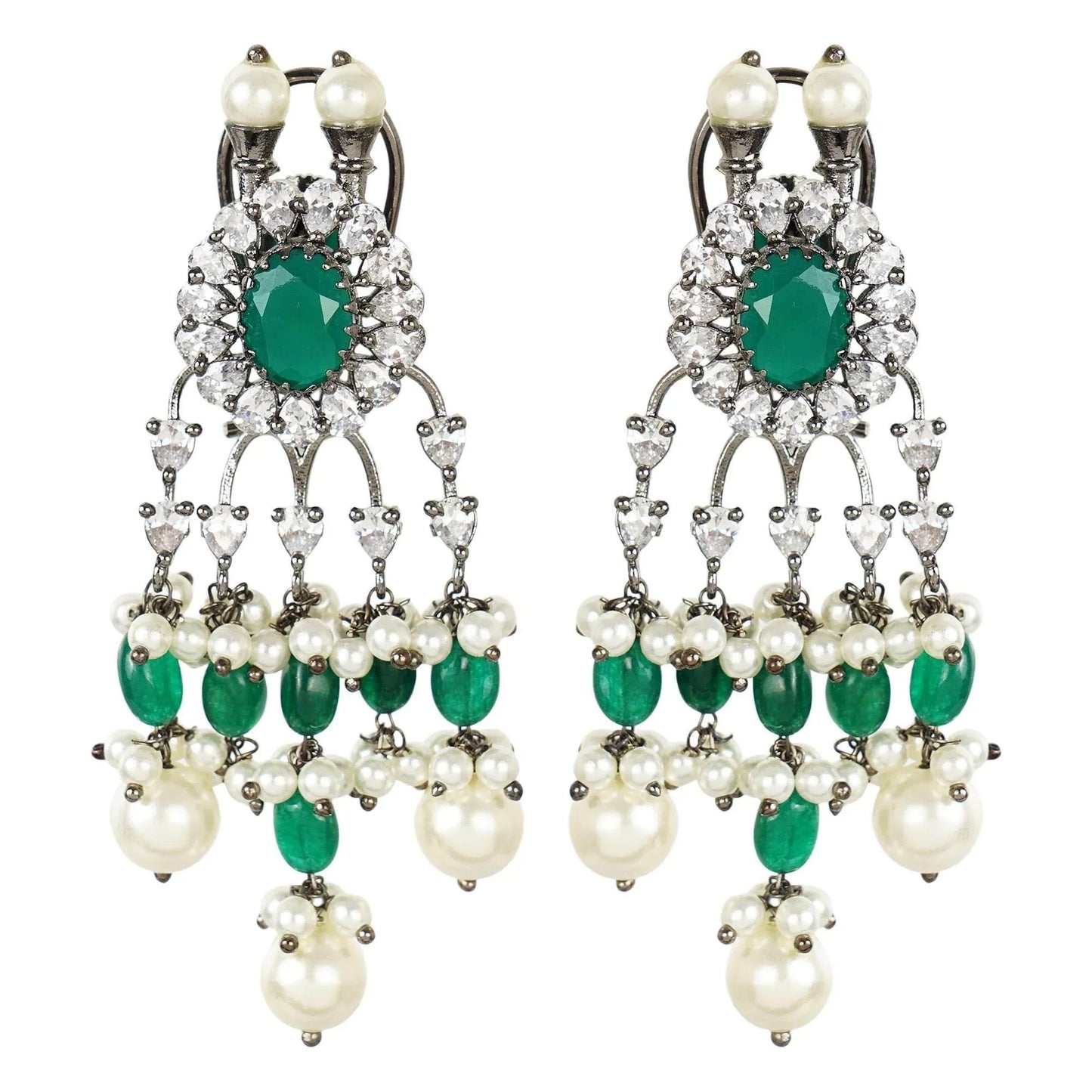 Dignified Kundan Necklace Set - Auraa Trends