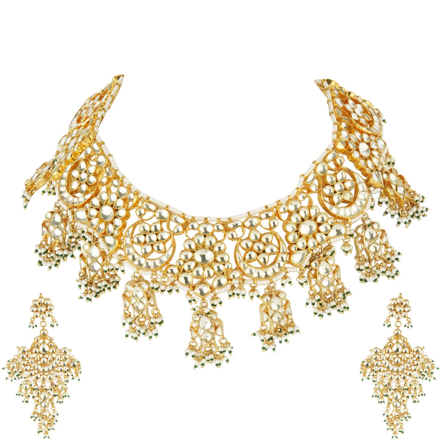 Elegant Kundan Necklace Set