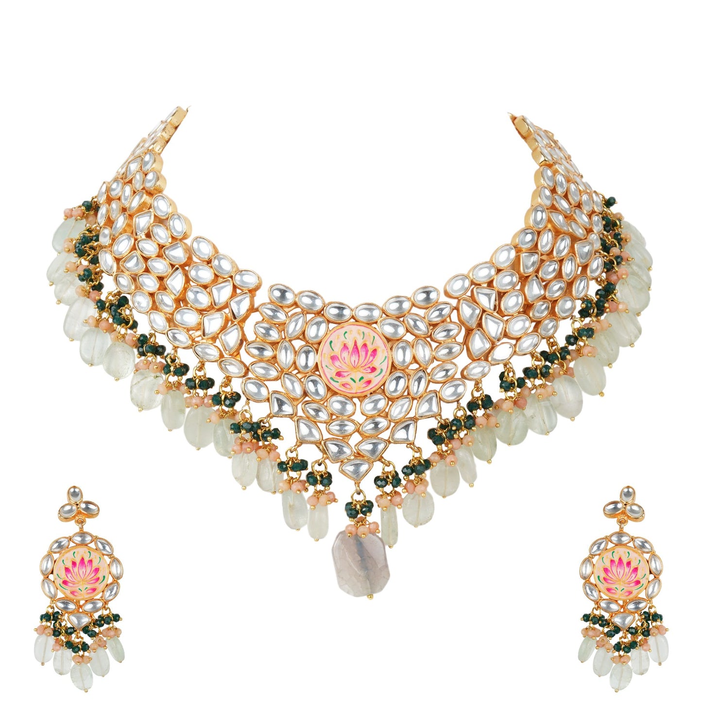 Shop Kundan Necklace Set Online In India
