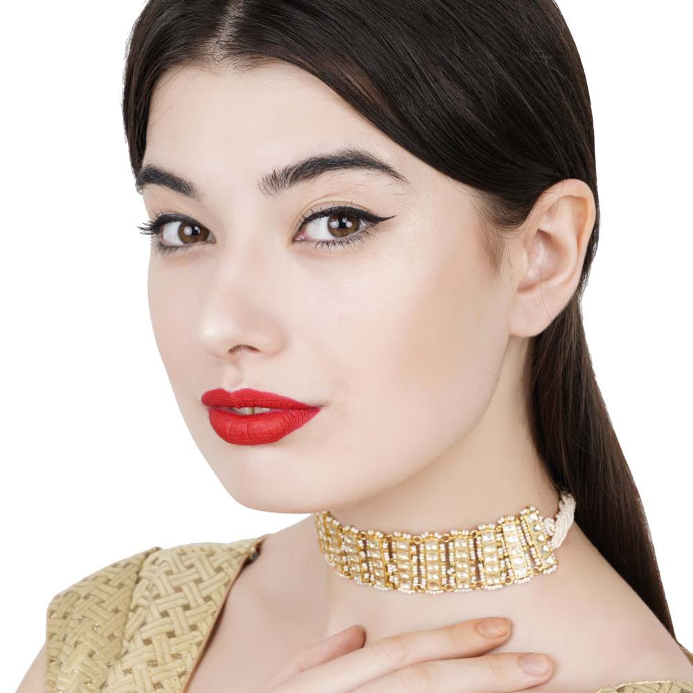 Elegant Kundan Choker Set