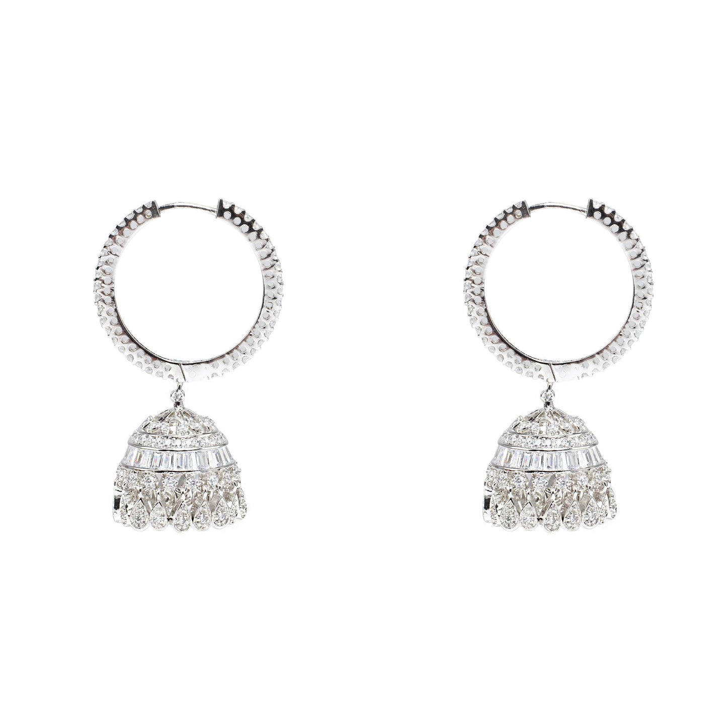 Diamonte Bali Jhumka Earring