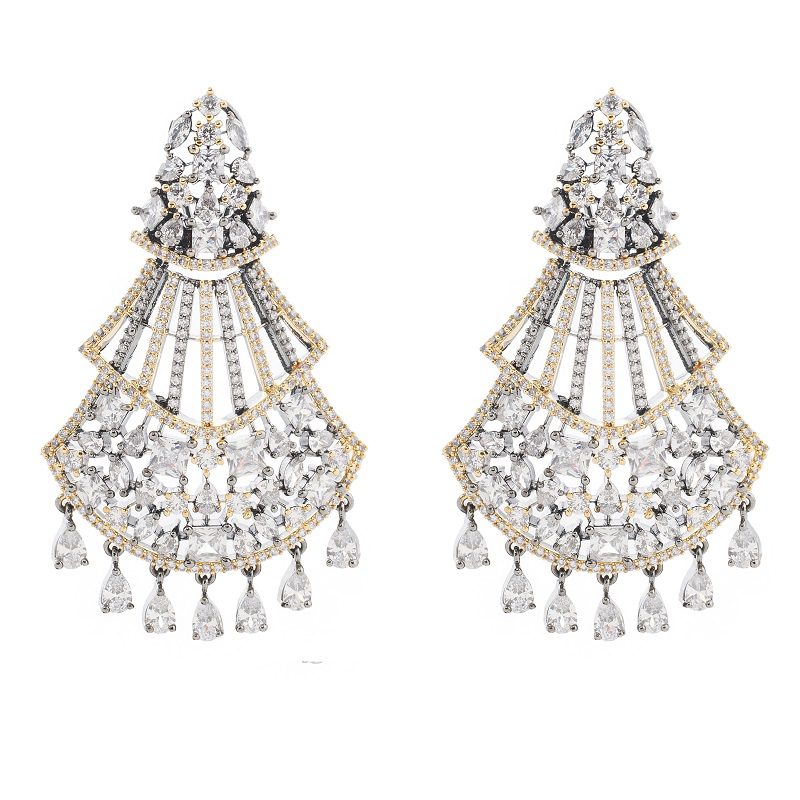 Enchanting Diamonte Danglers