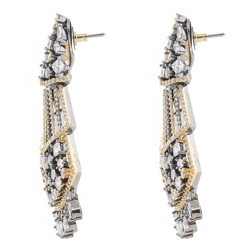 Enchanting Diamonte Danglers