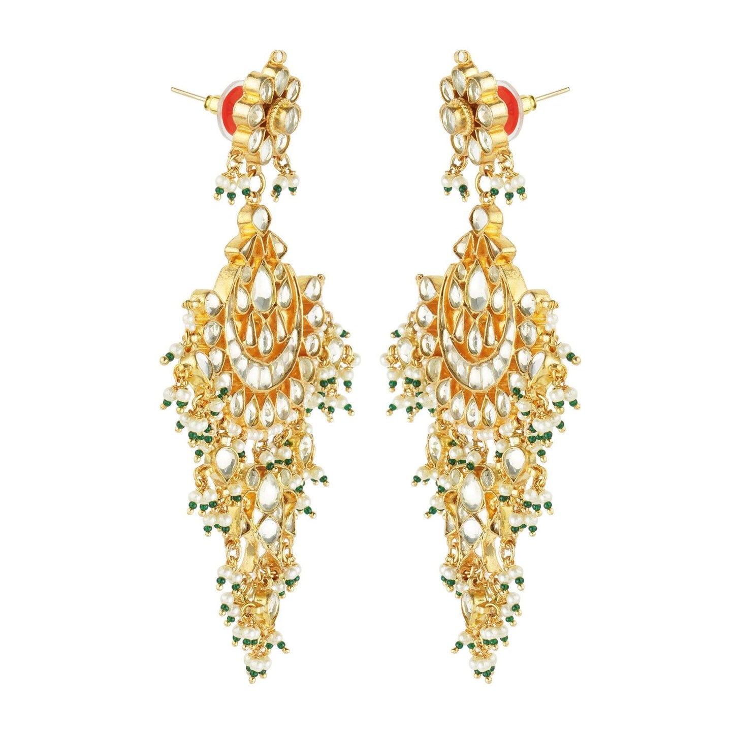 Elegant Kundan Necklace Set - Auraa Trends