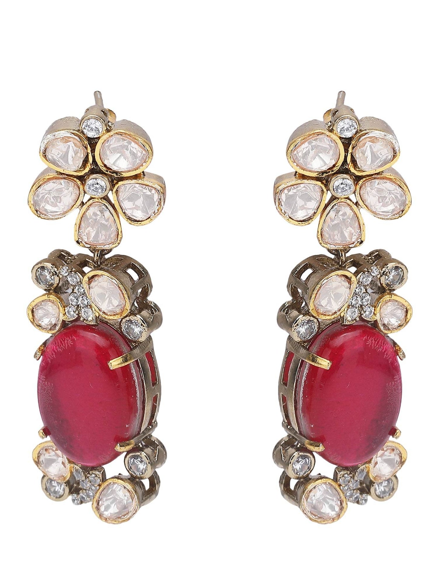 Elegant Multicolor Crystal Necklace Set for Fashion-Forward Women - Auraa Trends