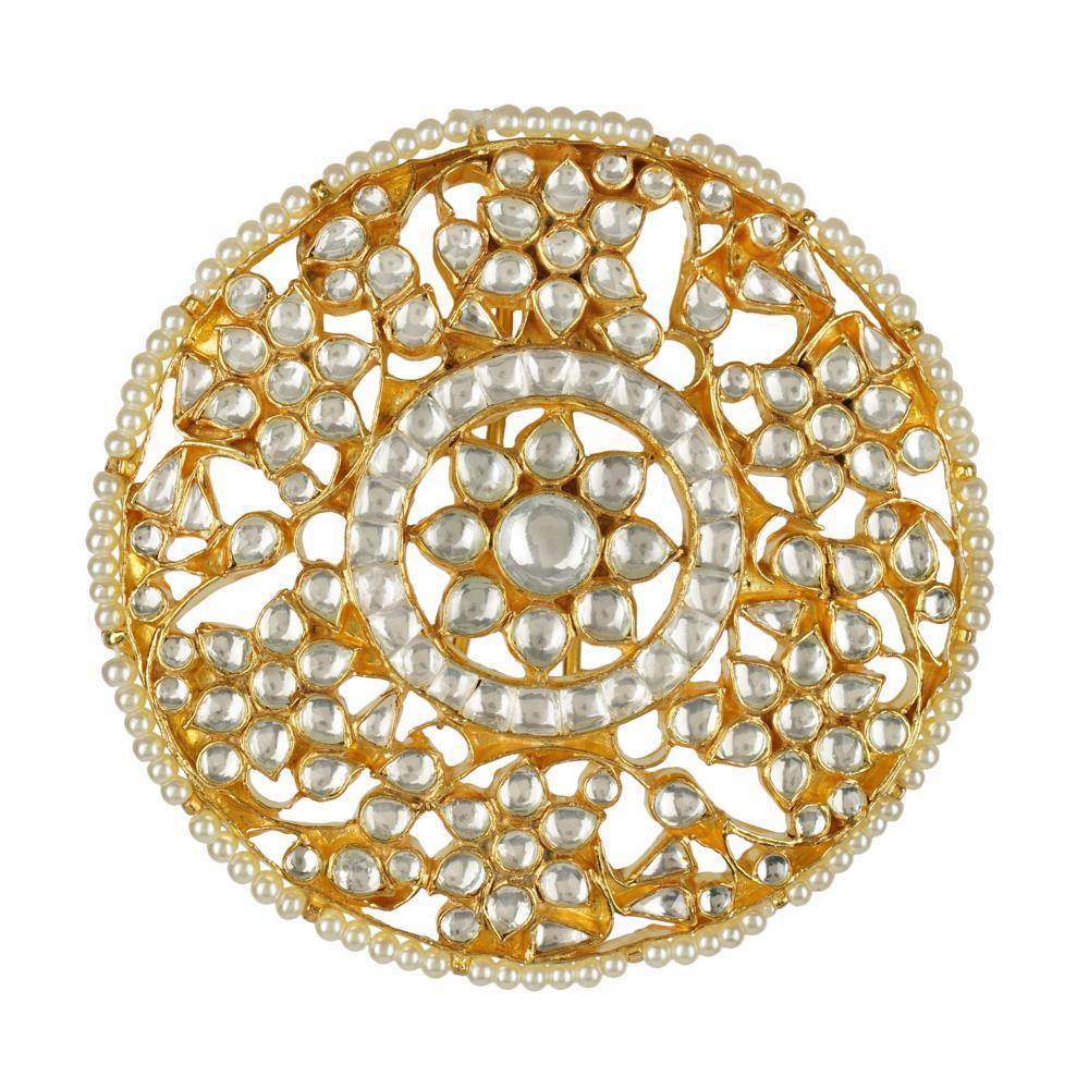Enchanting Gold Plated Juda Accessory with Stick - Auraa Trends