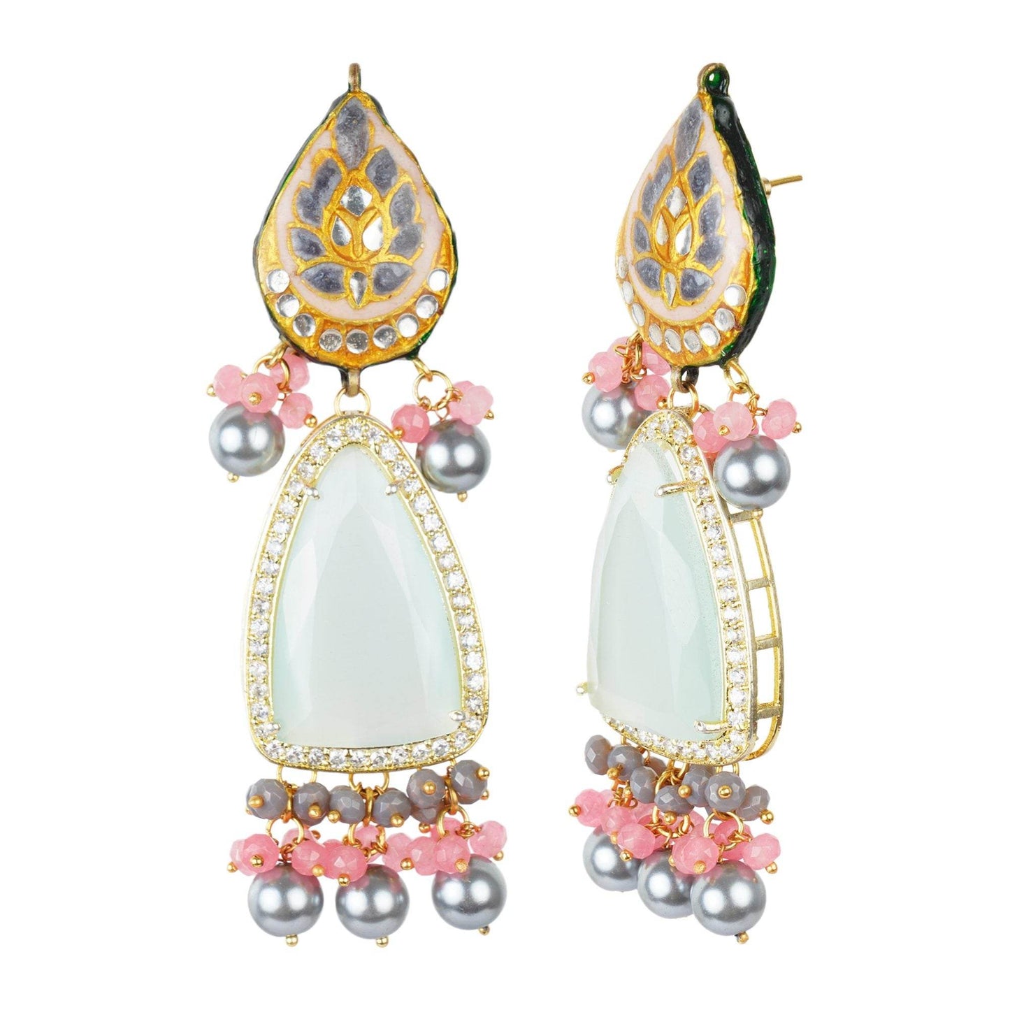 Enchanting Kundan Necklace Set - Auraa Trends