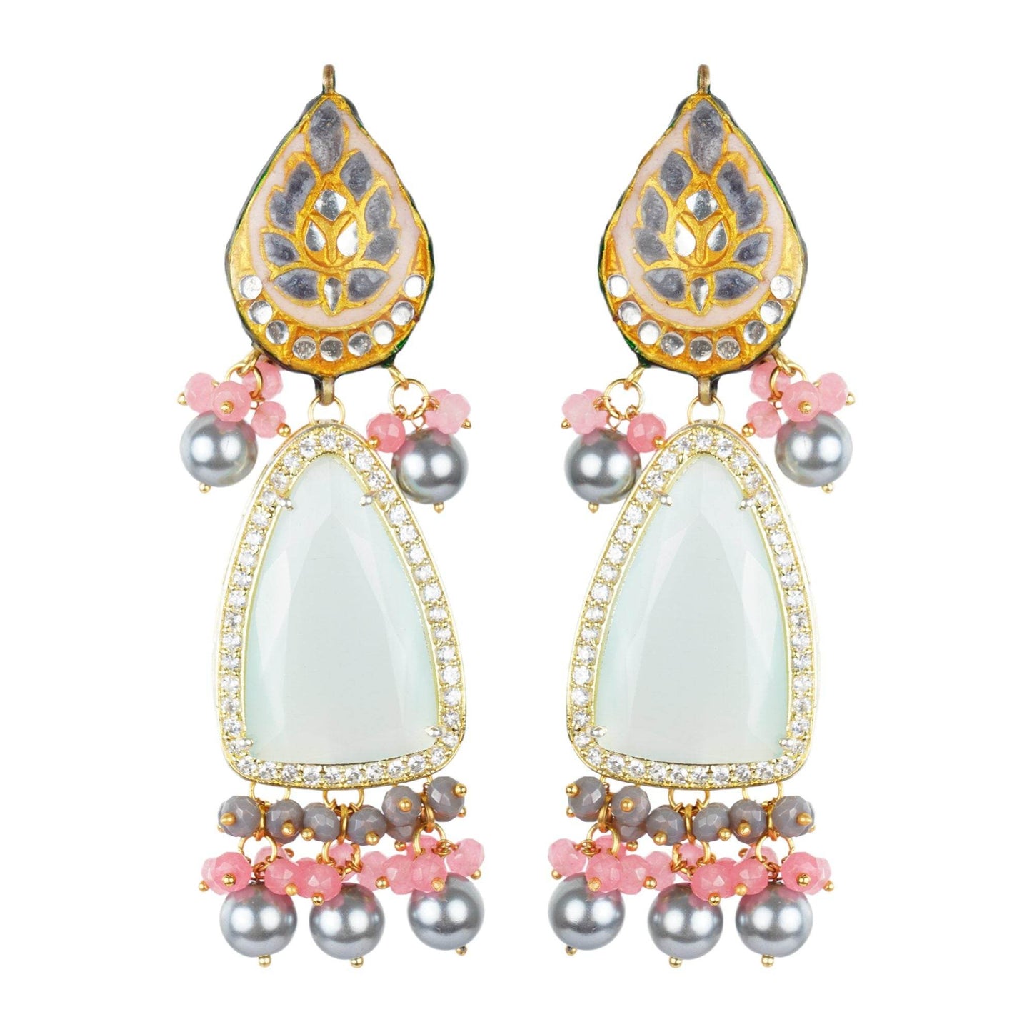 Enchanting Kundan Necklace Set - Auraa Trends