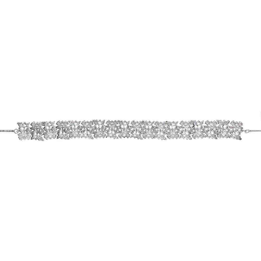 Exquisite Choker Necklace Set with Matching Earrings - Auraa Trends