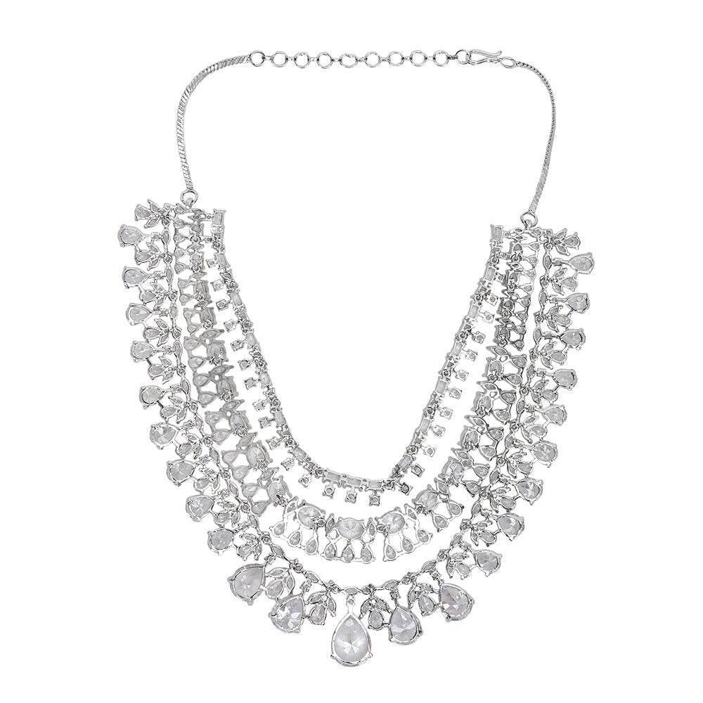 Exquisite Diamond Bridal Jewelry Set - Auraa Trends