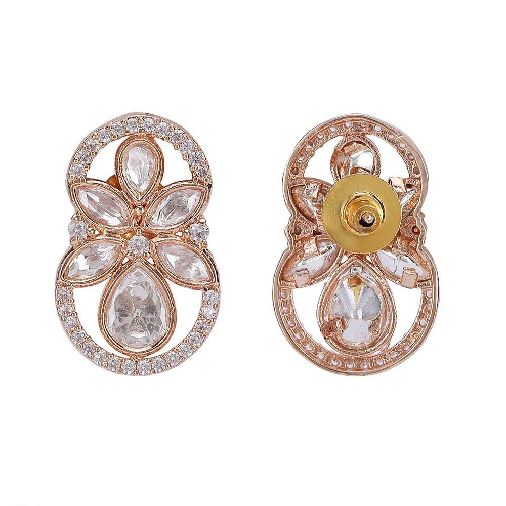 Exquisite Kundan & Pearl Choker Necklace Set - Auraa Trends