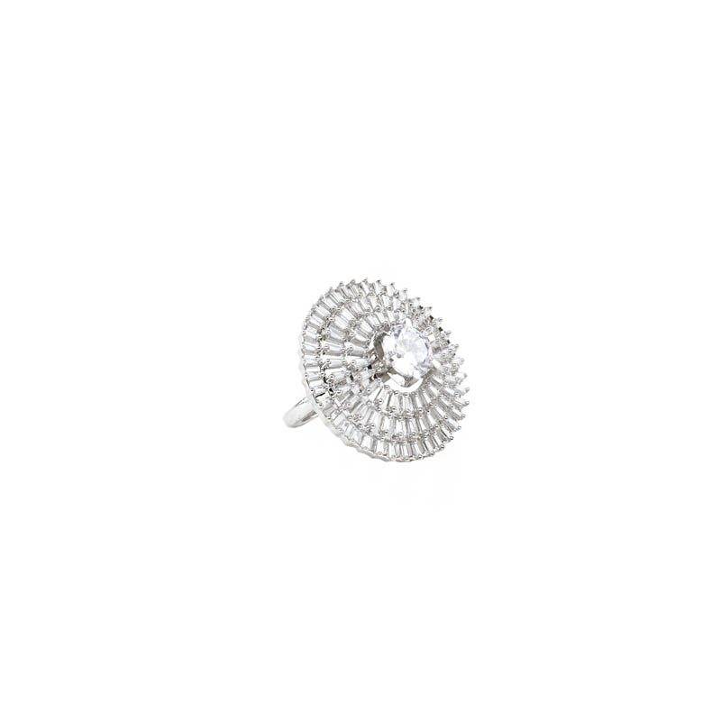 Exquisite Moissanite Statement Ring - Auraa Trends