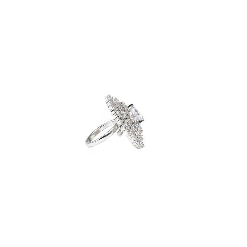 Exquisite Moissanite Statement Ring - Auraa Trends