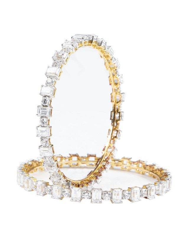 Glamorous Swarovski Sterling Silver Bracelet - Auraa Trends