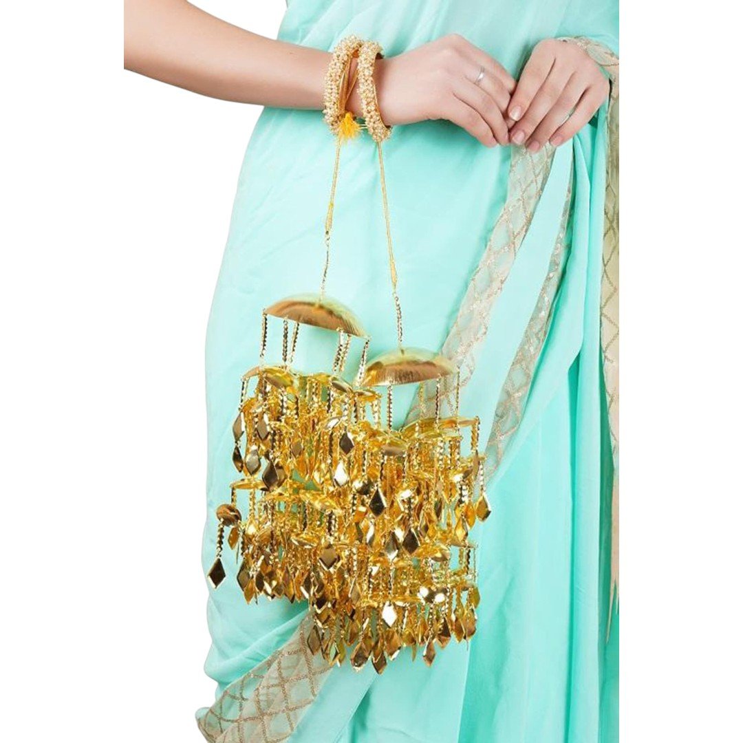 Gold Finish Ghungroo kaleere - Auraa Trends - Kaleere - # - Auraa Trends - Gold Finish Ghungroo kaleere