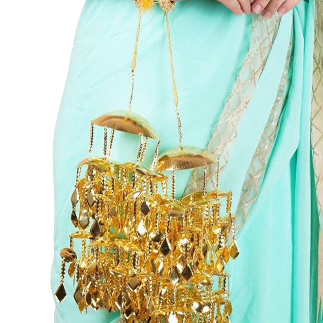 Gold Finish Ghungroo kaleere - Auraa Trends - Kaleere - # - Auraa Trends - Gold Finish Ghungroo kaleere