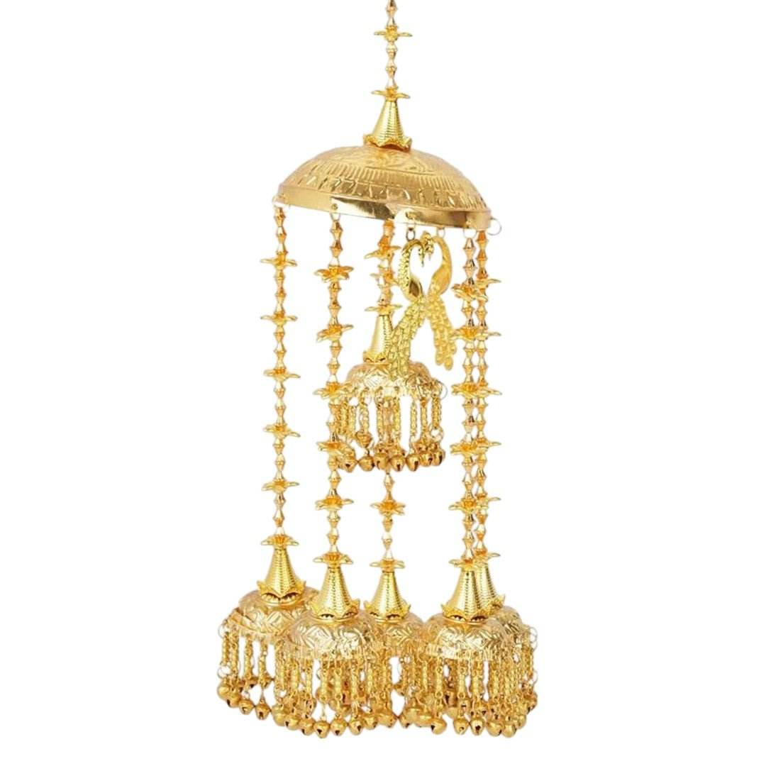 Gold-Plated Alloy Bridal kaleere - Auraa Trends