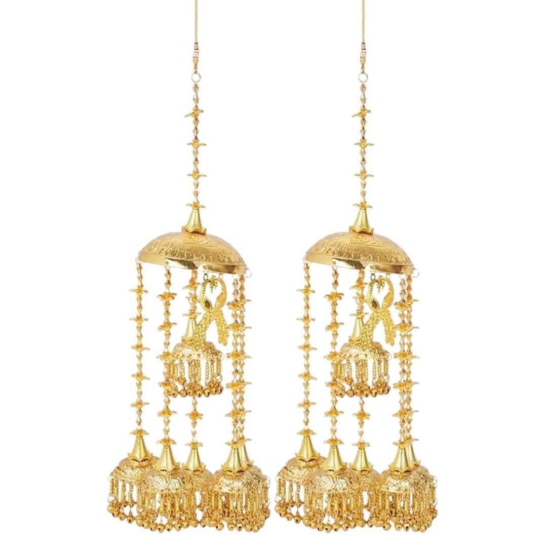 Gold-Plated Alloy Bridal kaleere - Auraa Trends