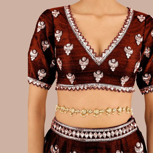 Gold Plated Kundan Waist Belt For Women - Auraa Trends