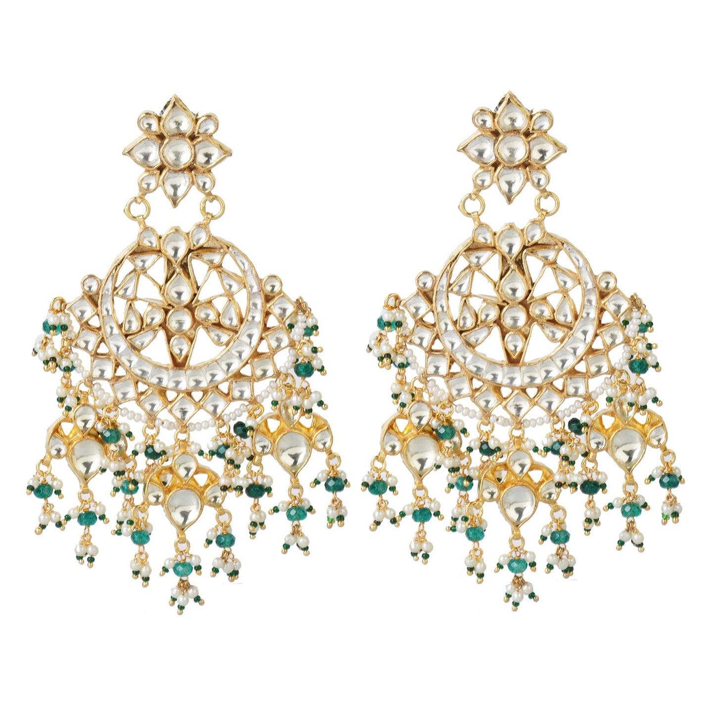 Imperial Kundan Necklace Set - Auraa Trends - Necklaces - # - Auraa Trends - Kundan Necklace Sets